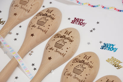 1st Birthday Spoons: Wooden & Personalised Spoons for Baby's First Birthday