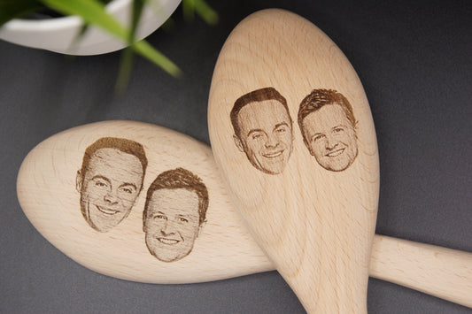 Ant and Dec Wooden Spoon – Funny Gift Idea