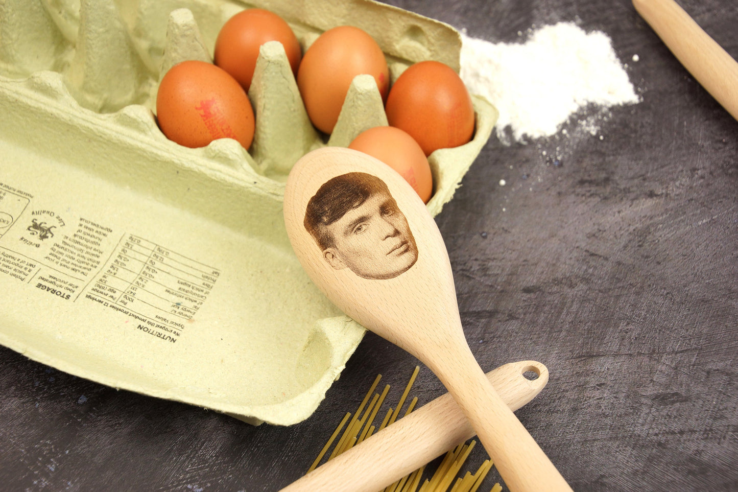 Thomas Shelby Wooden Spoon – Unique Gift for Peaky Blinders Fans