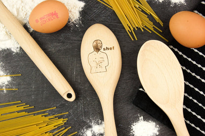 Mr. Succ Wooden Spoon – Funny Meme Gift