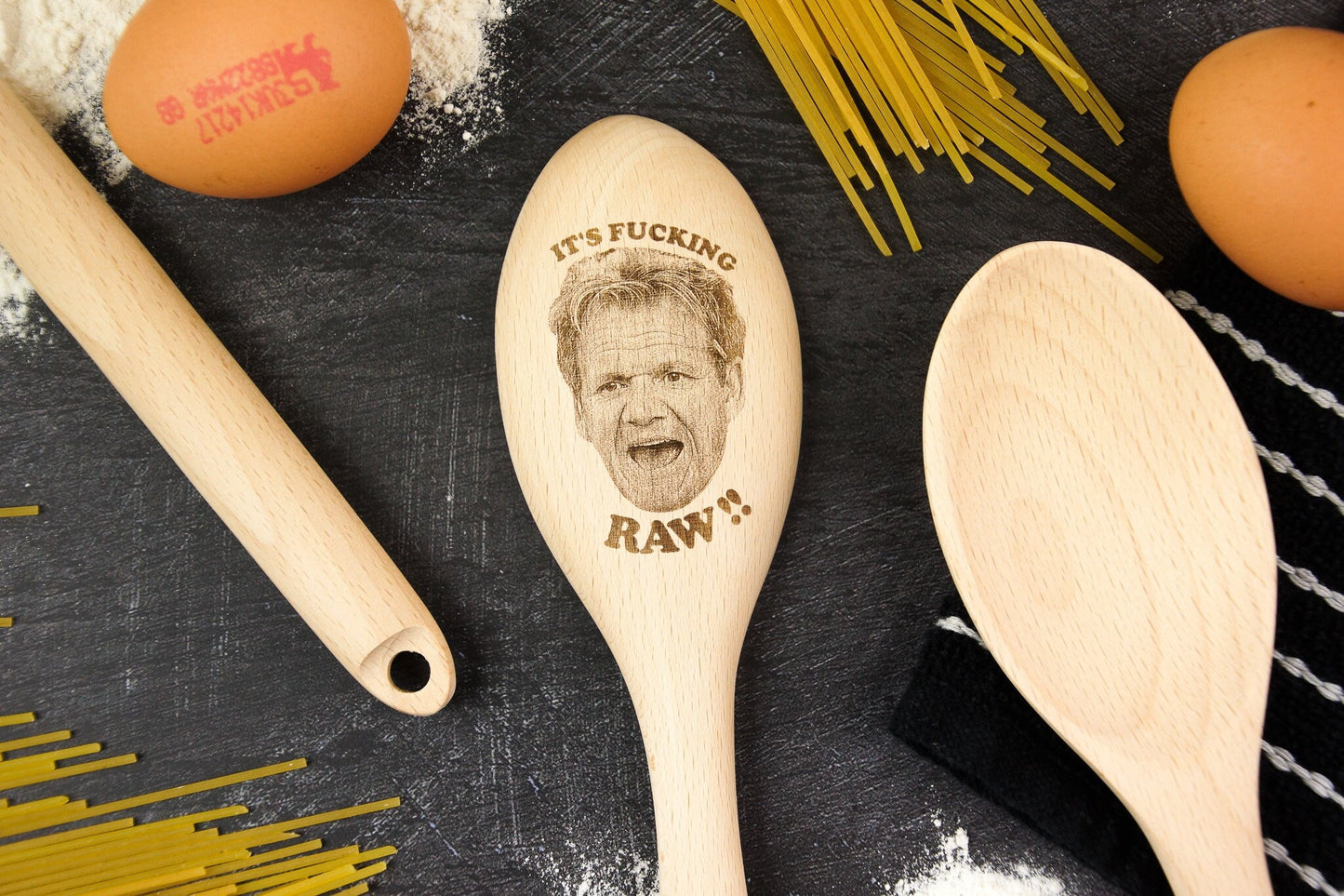 Gordon Ramsay Spoon – "It’s F*ing Raw!" Funny Chef Gift