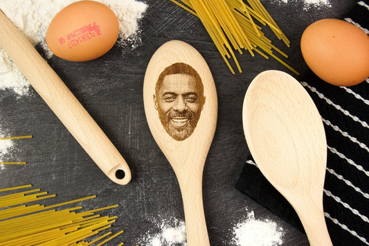 Idris Elba Wooden Spoon – Funny Gift Idea for Fans