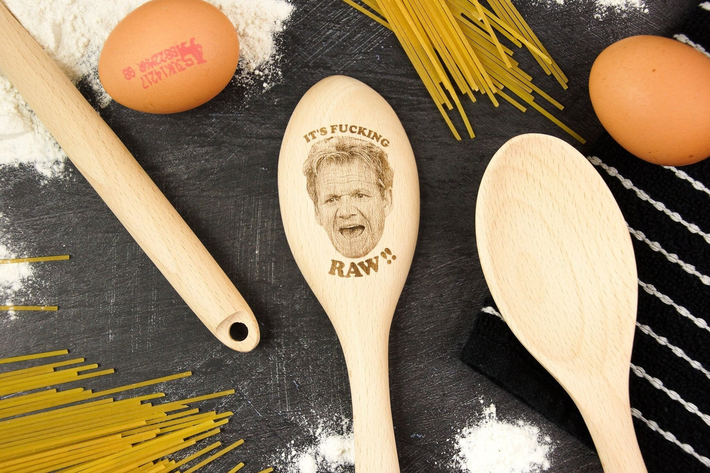 Gordon Ramsay Spoon – "It’s F*ing Raw!" Funny Chef Gift