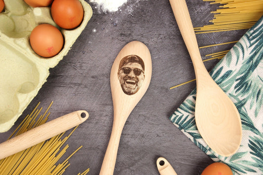 Jürgen Klopp on a Spoon - Jurgens Face On A Spoon - Funny Novelty Birthday Gift - Liverpool Fan Gift - L.F.C. Football Club - Cooking