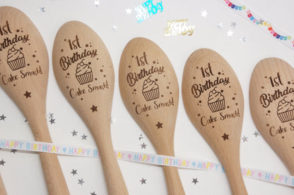 1st Birthday Spoons: Wooden & Personalised Spoons for Baby's First Birthday