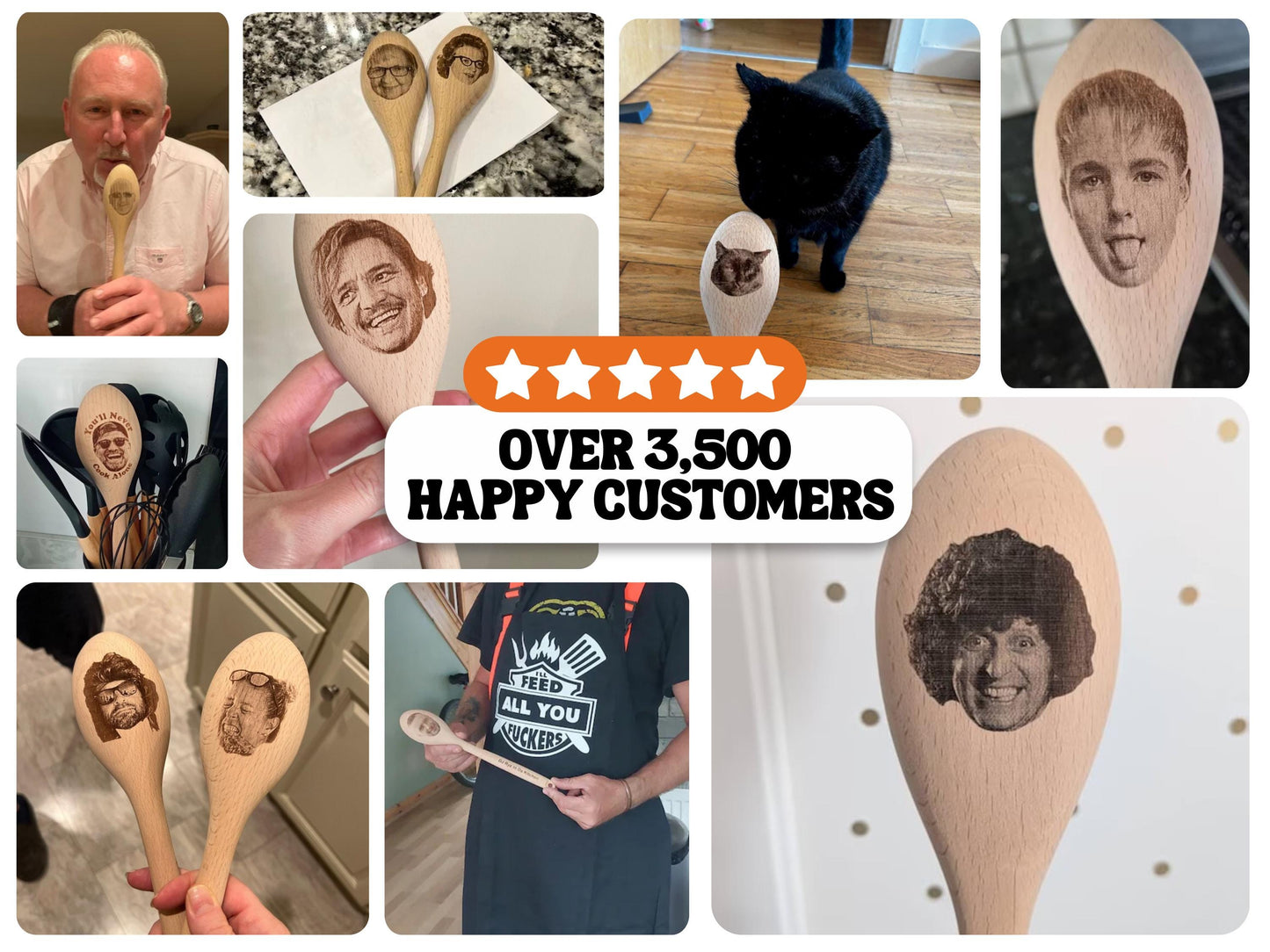 UPLOAD YOUR PHOTO - Custom Photo Spoon – Unique & Funny Personalised Gift